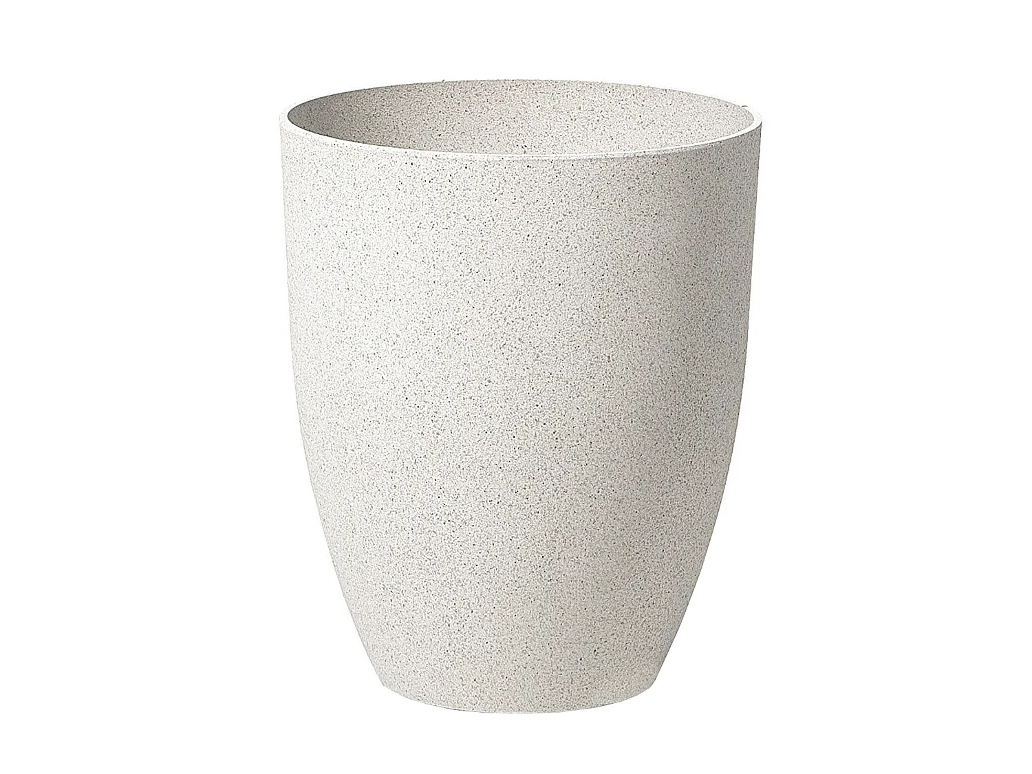 Lot de 2 pots de fleurs CROTON 35 cm Blanc cassé