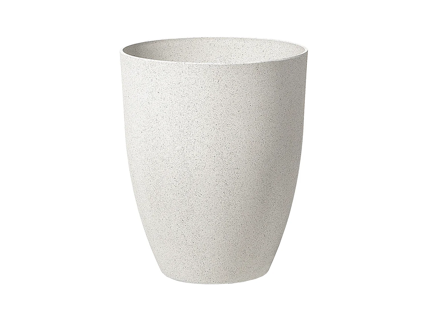 Lot de 2 pots de fleurs CROTON 43 cm Blanc cassé