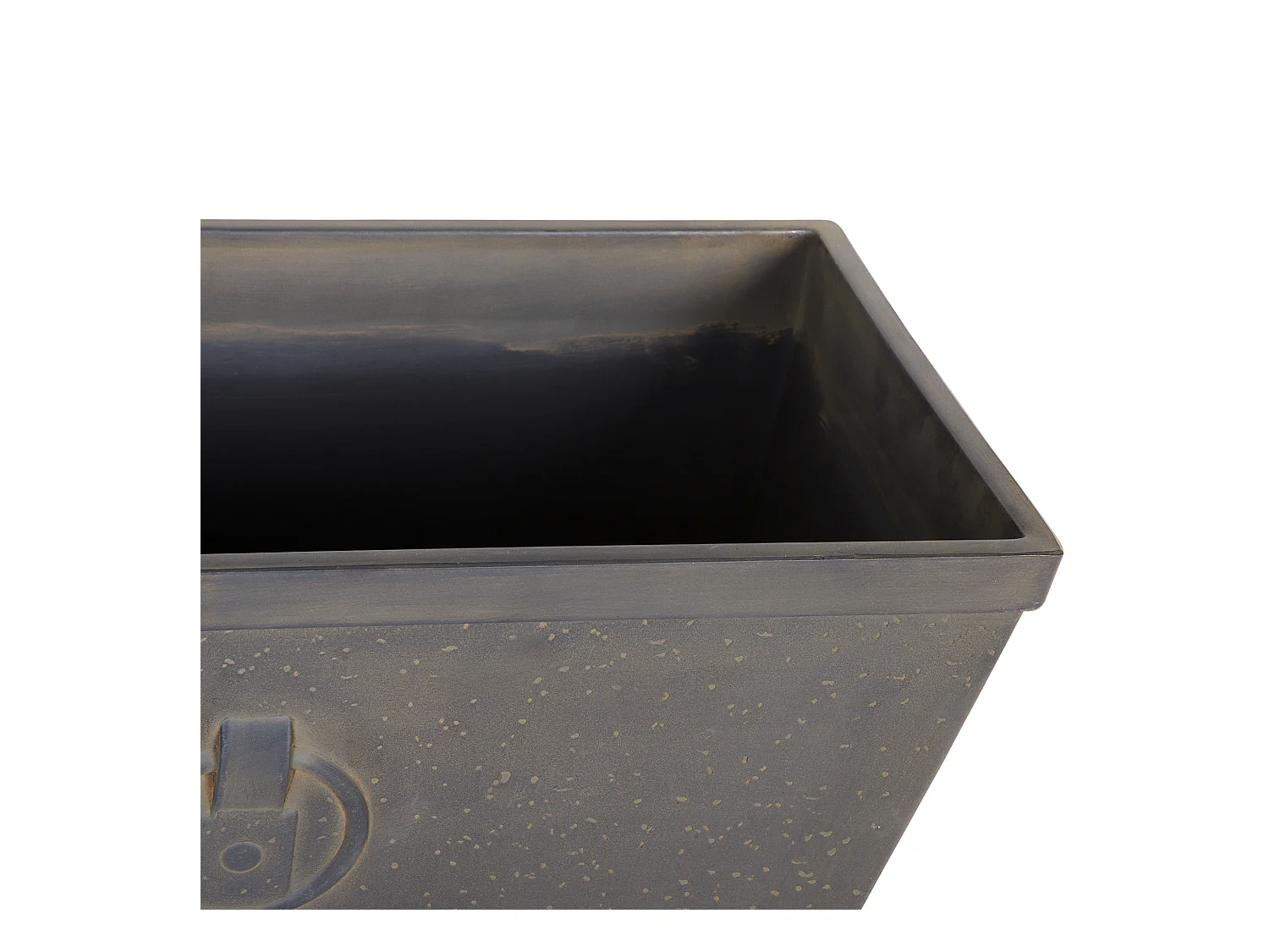 Lot de 2 pots de fleurs PORIA 60 cm Gris