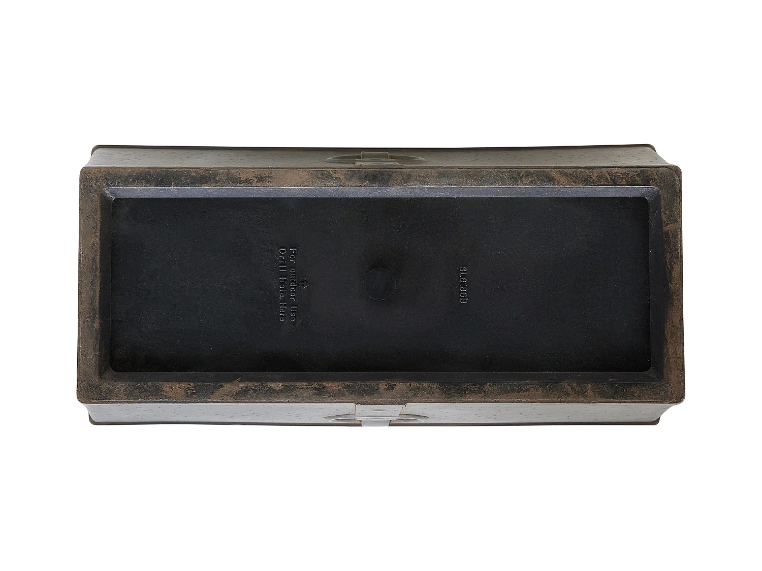 Lot de 2 pots de fleurs PORIA 60 cm Gris