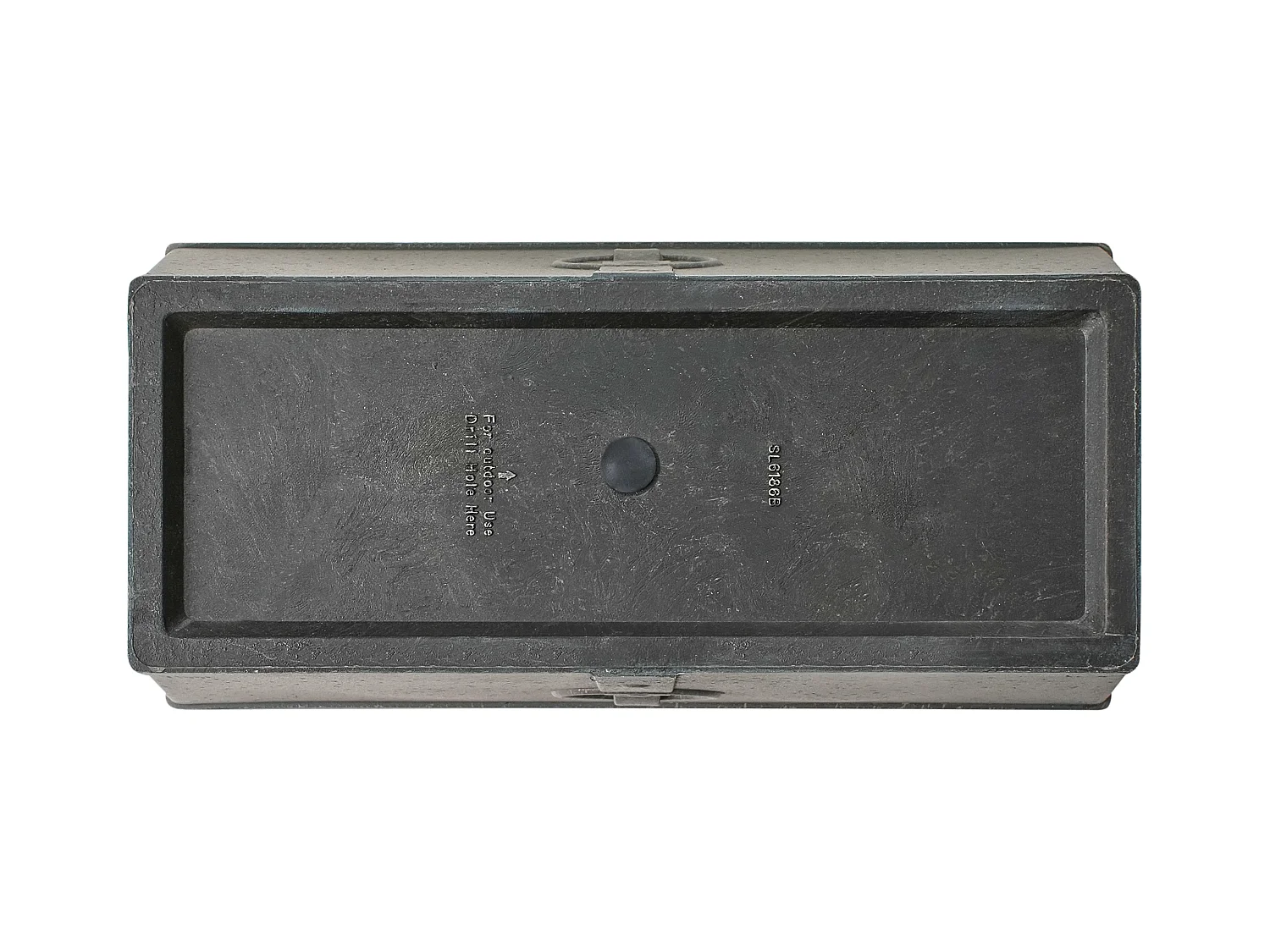 Lot de 2 pots de fleurs PORIA 60 cm Gris