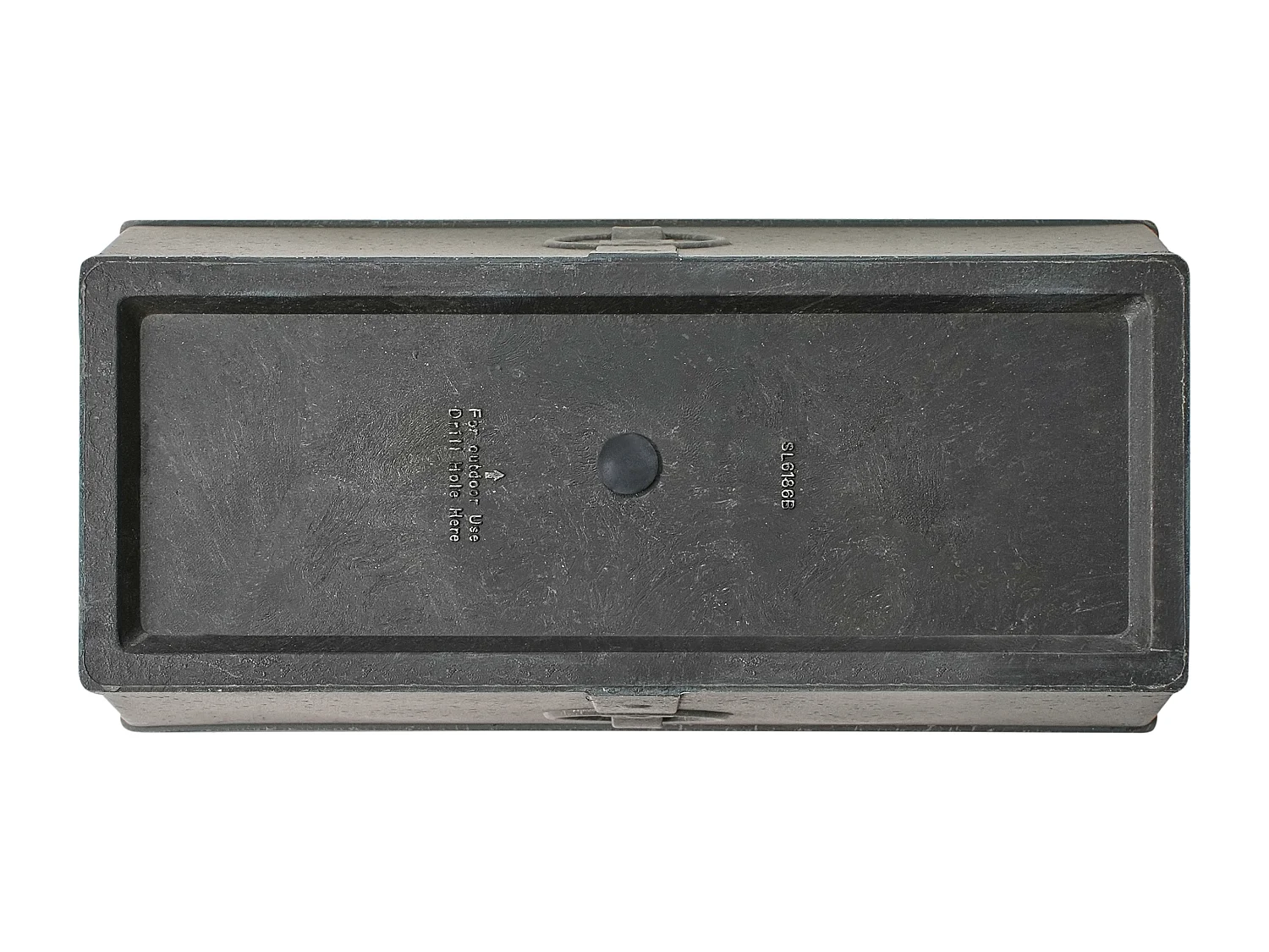 Lot de 2 pots de fleurs PORIA 60 cm Gris