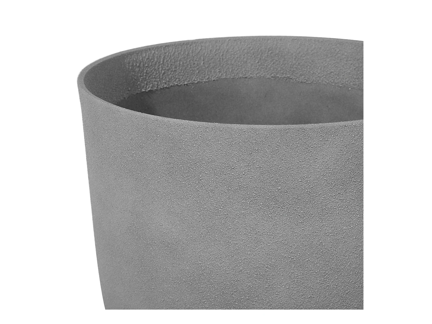 Lot de 2 pots de fleurs CROTON 35 cm Gris