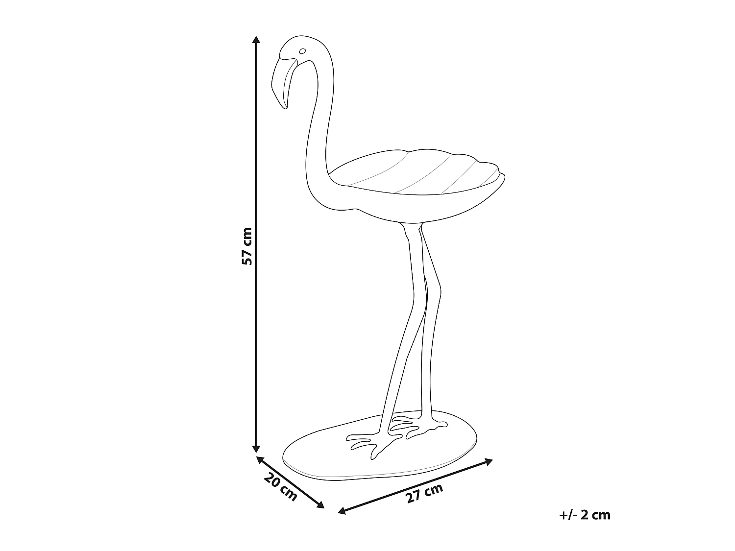 Decoratief accessoire SANEN Metaal Goud