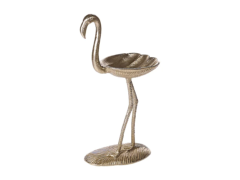 Acessório decorativo Flamingo SANEN Metal Dourado