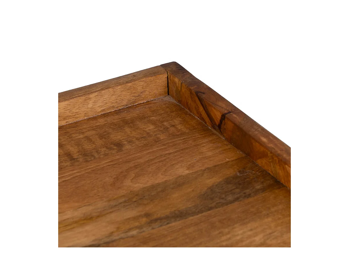 TWIDO - Chevet 2 Tiroirs en Manguier Texturé