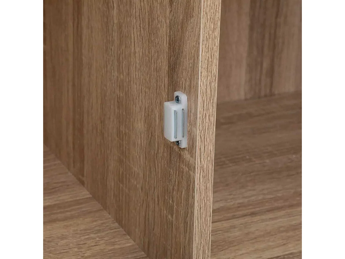 Buffet 2 Portes & 6 Niches "Aliaj" 114cm Beige