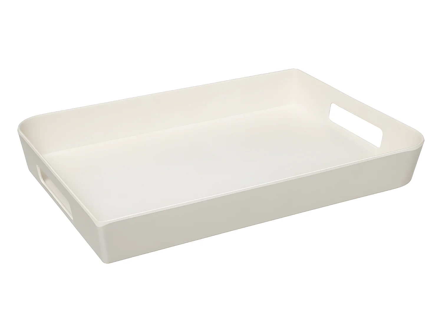 Plateau en Mélamine 35 x 25 cm Blanc