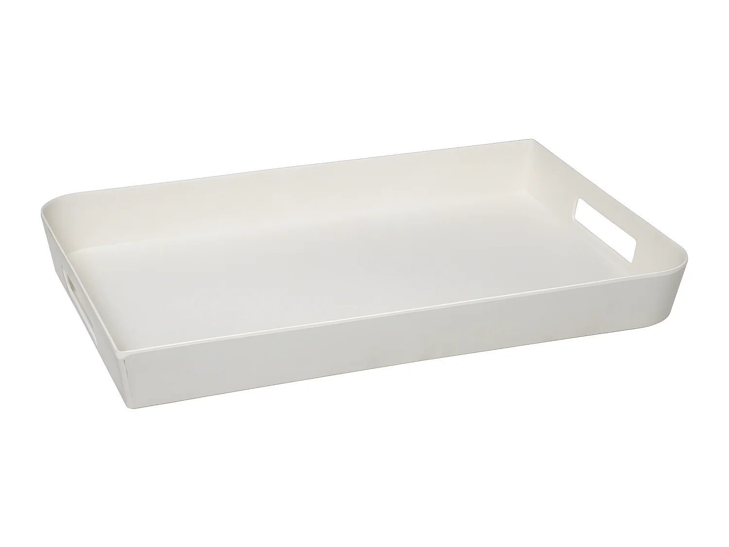 Plateau en Mélamine 45 x 30 cm Blanc