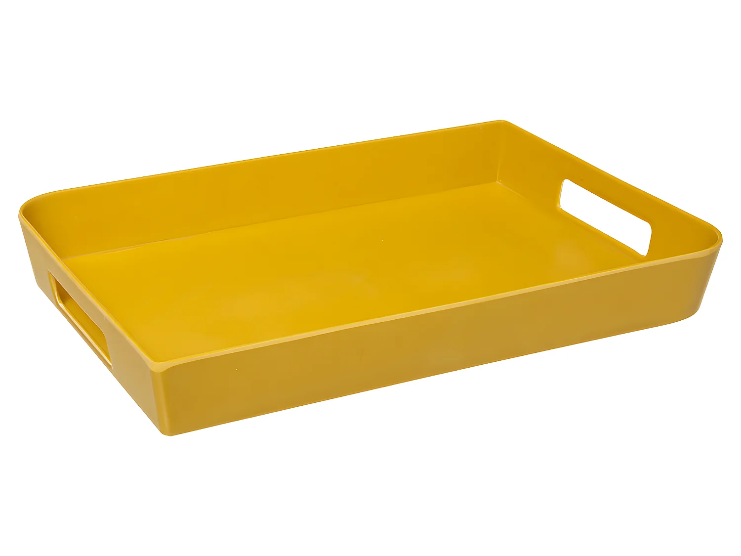 Plateau en Mélamine 35 x 25 cm Jaune moutarde