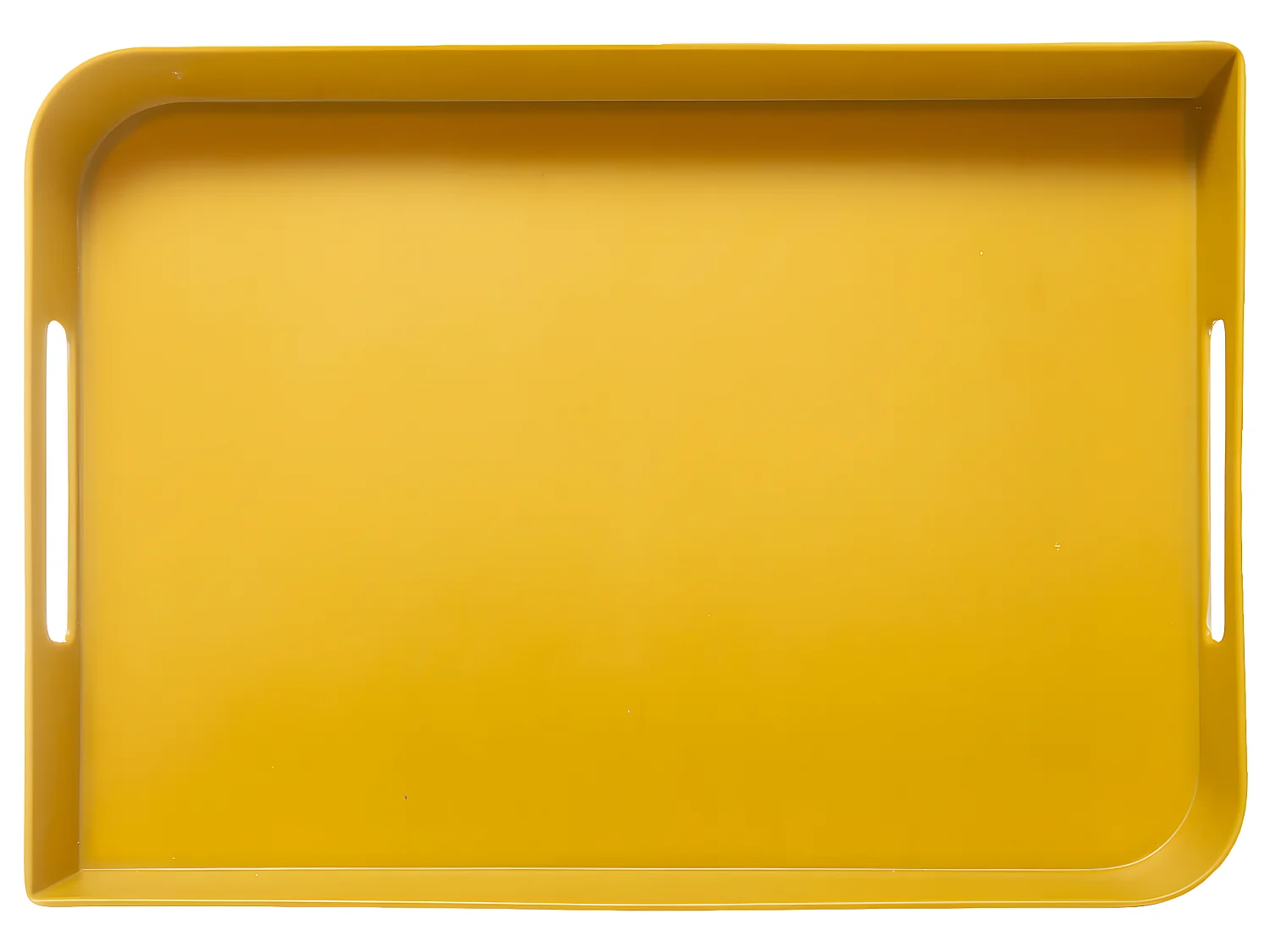 Plateau en Mélamine 35 x 25 cm Jaune moutarde