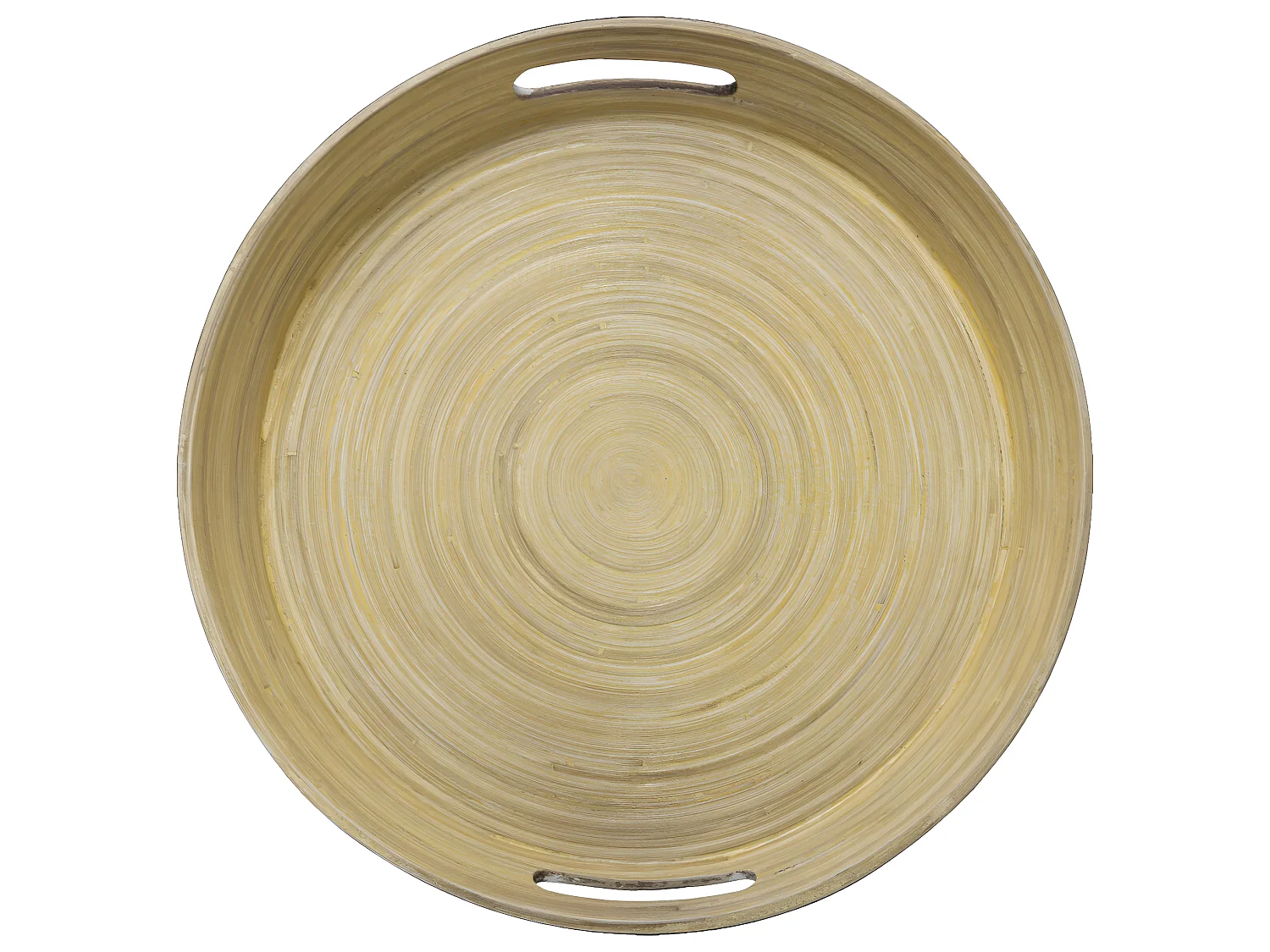 Plateau en Bambou D 42 cm Noir charbon