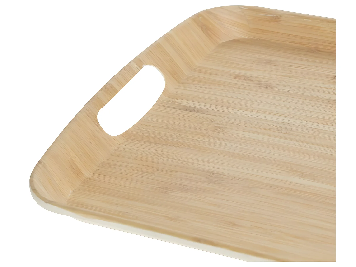 Plateau de service en Mélamine et Bambou 38 x 26 cm