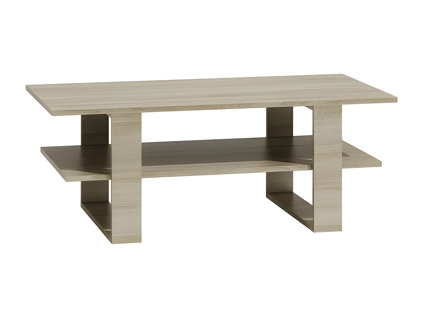 Table basse pour salon avec une étagère Martyna