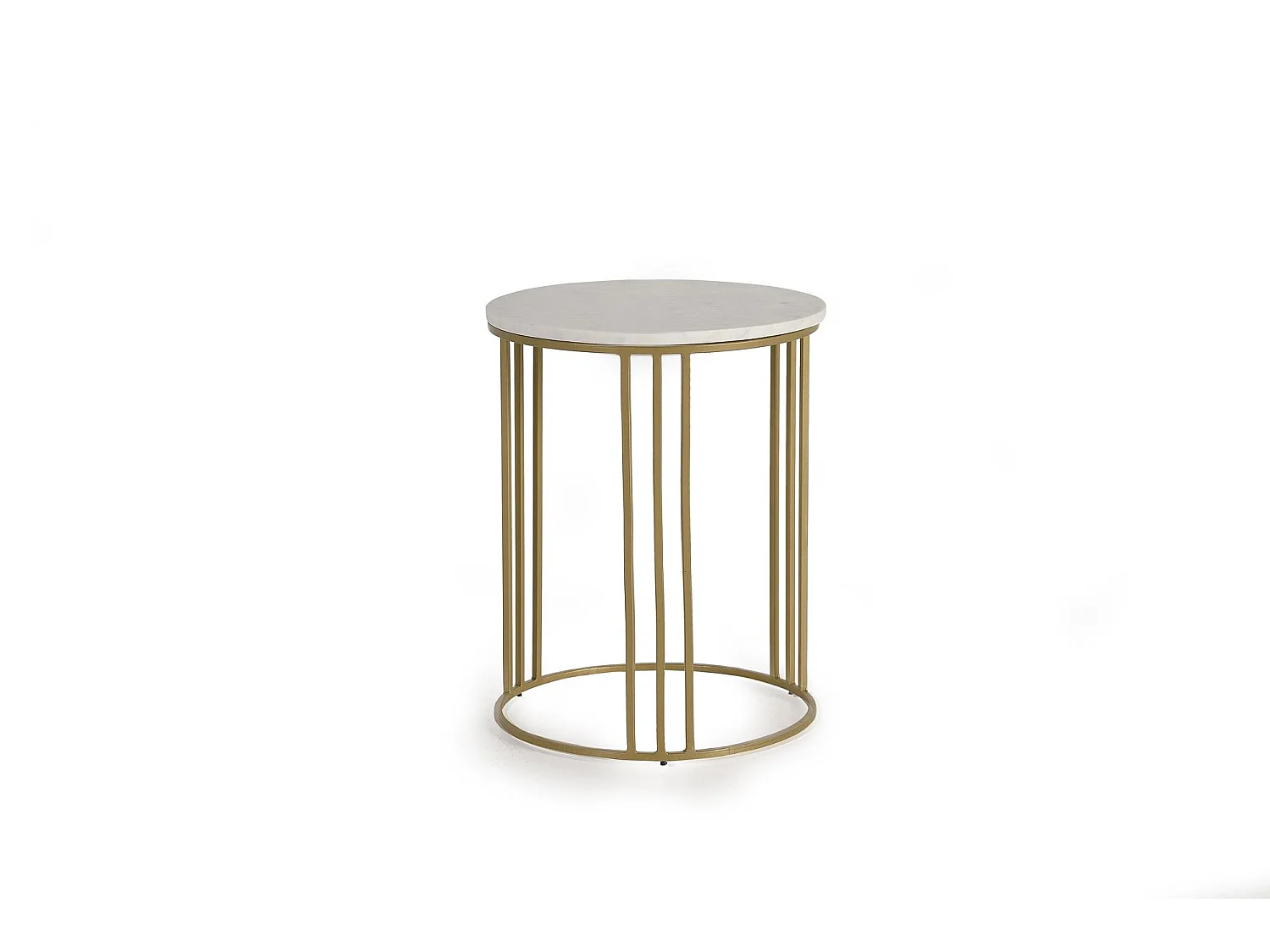 ECK-ZUSATZTISCH Gelb / Gold Giner und Colomer 50x40x40