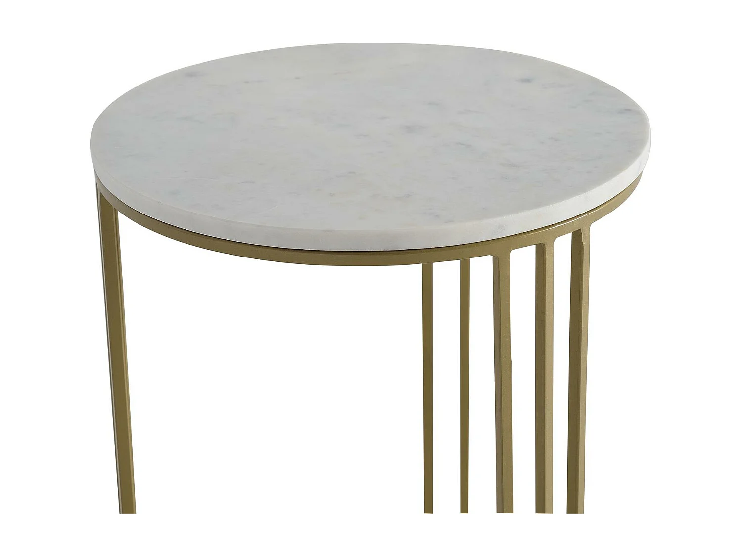 ECK-ZUSATZTISCH Gelb / Gold Giner und Colomer 50x40x40