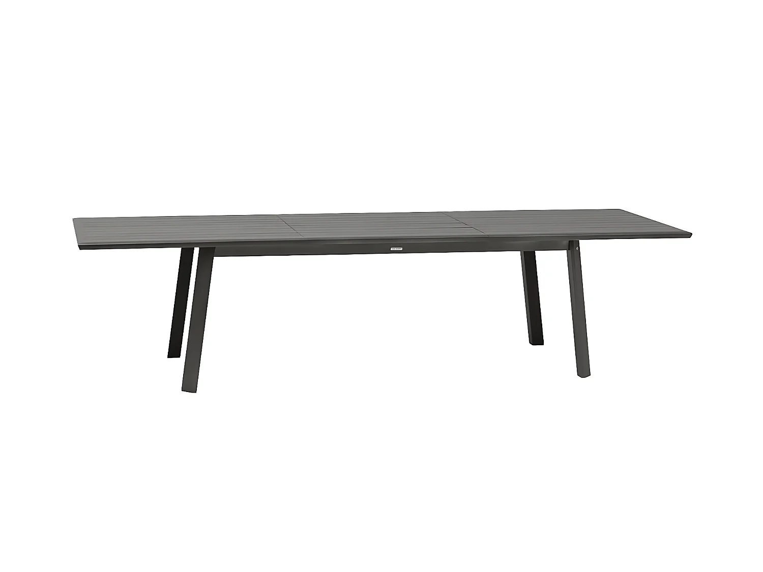 Table extensible rectangulaire alu Graphite Pavane - 8/12 places - Hespéride