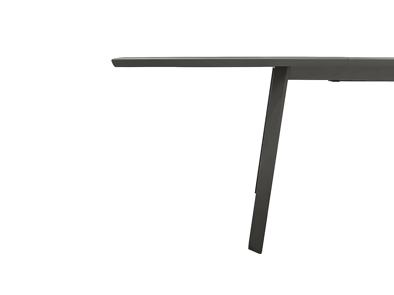 Table extensible rectangulaire alu Graphite Pavane - 8/12 places - Hespéride