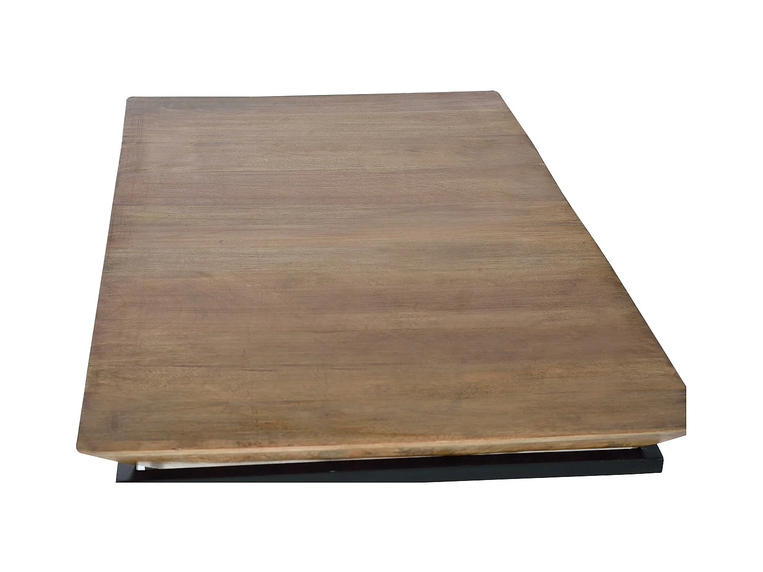 Couchtisch aus Mangoholz und Metall