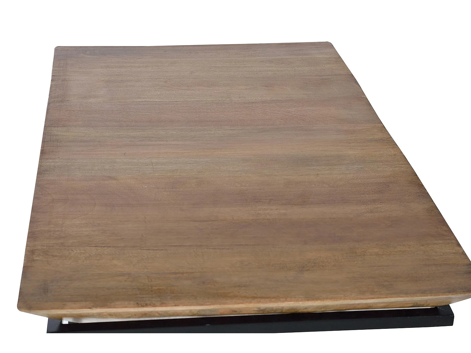 Couchtisch aus Mangoholz und Metall