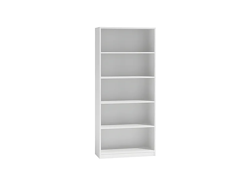 FLORENCIA | Librería moderna con 5 nichos para salón / oficina / dormitorio 30x80x182 | Unidad de almacenamiento multifuncional para libros decorativos