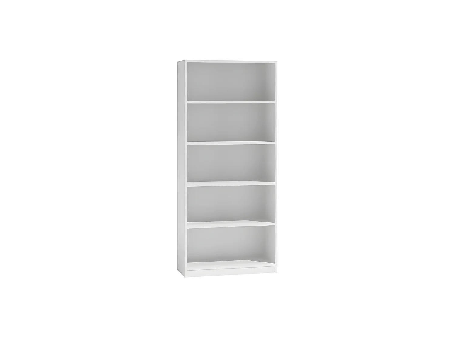 FLORENCIA | Librería moderna con 5 nichos para salón / oficina / dormitorio 30x80x182 | Unidad de almacenamiento multifuncional para libros decorativos