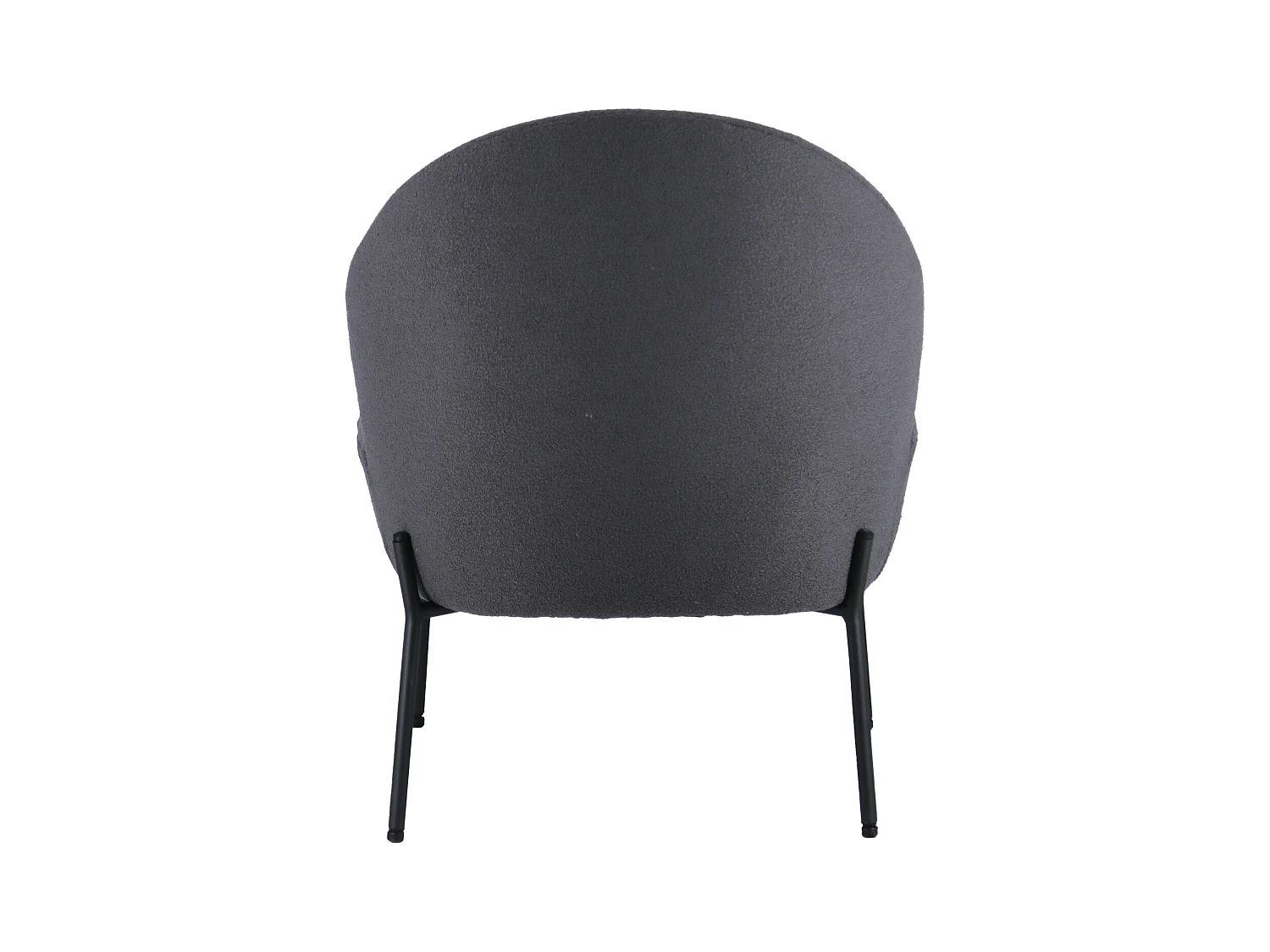 Sessel mit grauem Schlaufenstoff HELMI