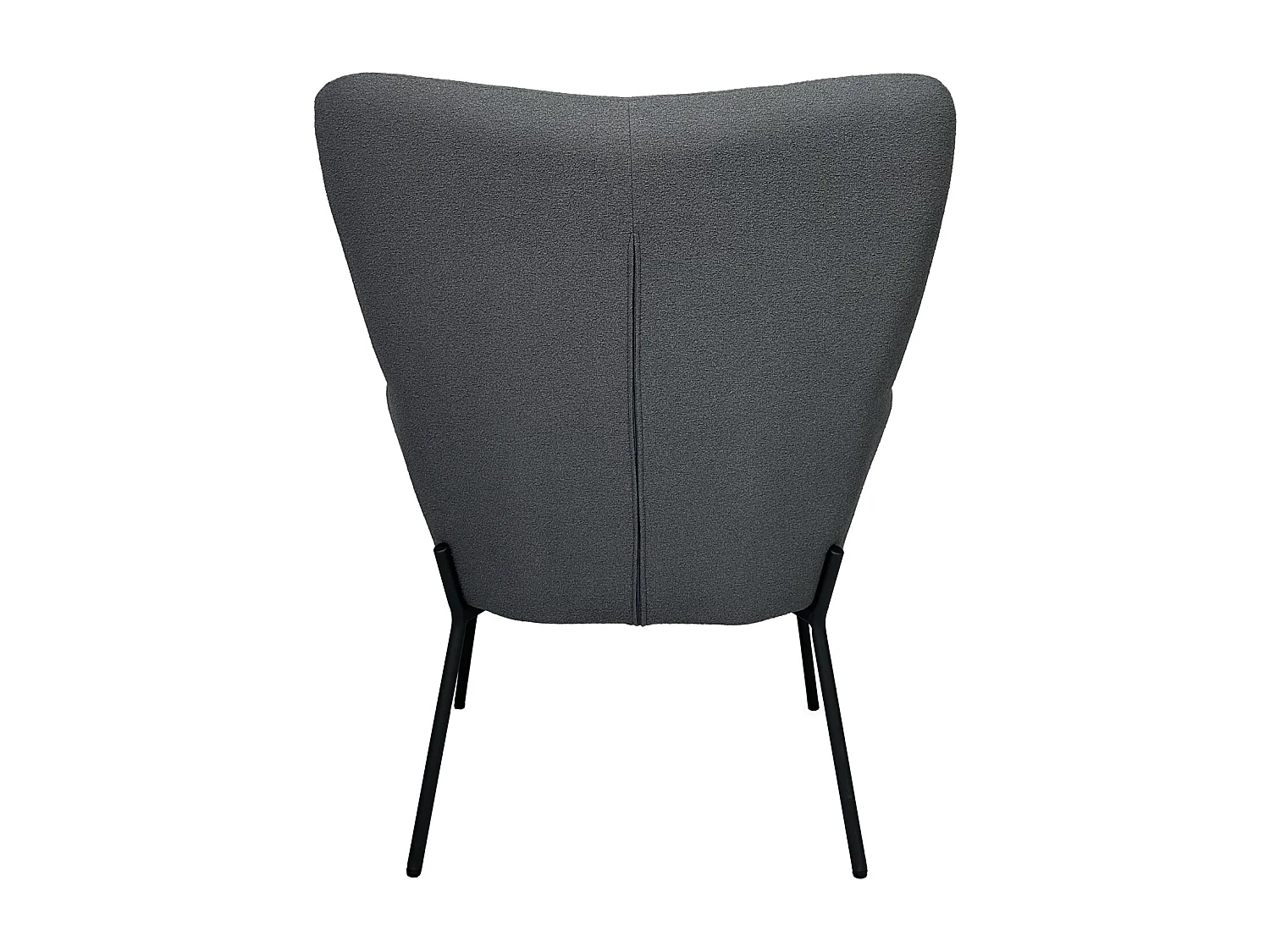 EIRA grijze fauteuil van lusstof