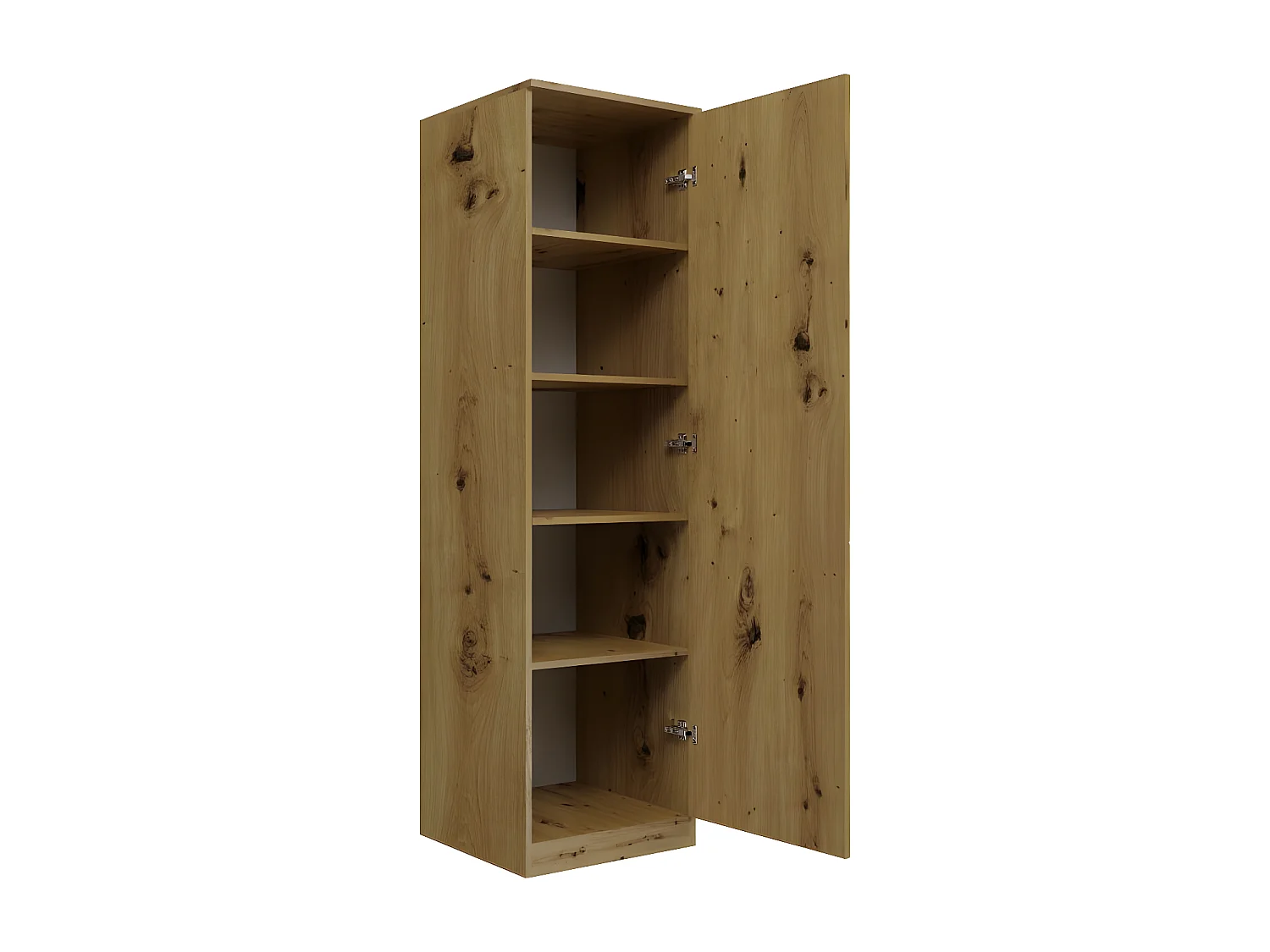 ESME - Einzelner Schrank im skandinavischen Stil Schlafzimmer - 50x50x180 - 1 Tür - Ankleidezimmer