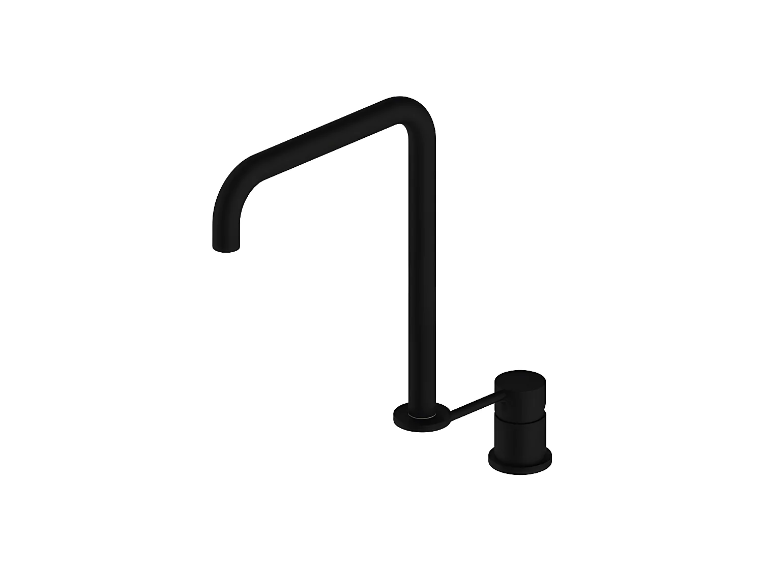 Robinet mitigeur lavabo 2 trous ORUNE noir mat