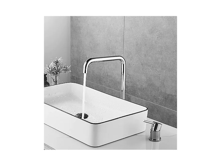 Robinet mitigeur lavabo haut ORUNE 2 trous chromé