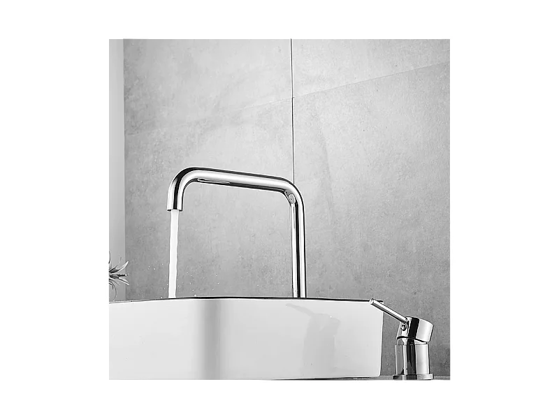 Robinet mitigeur lavabo haut ORUNE 2 trous chromé