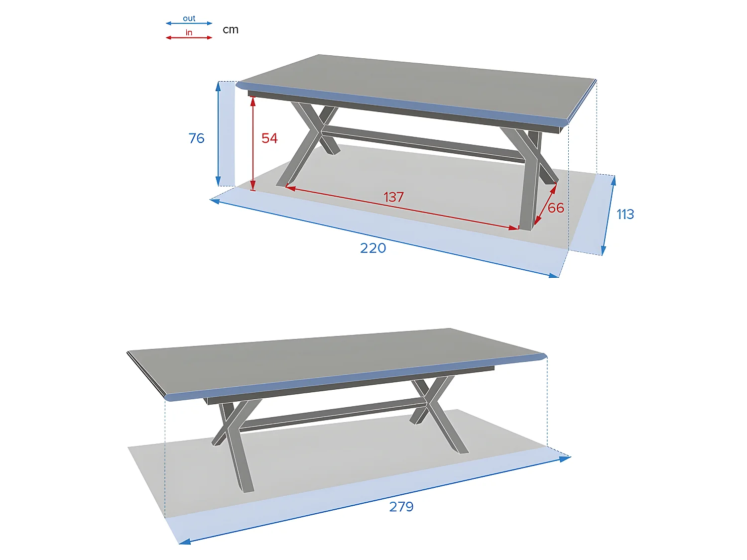 Table Axiome extensible 10p effet bois honey et praline Hespéride