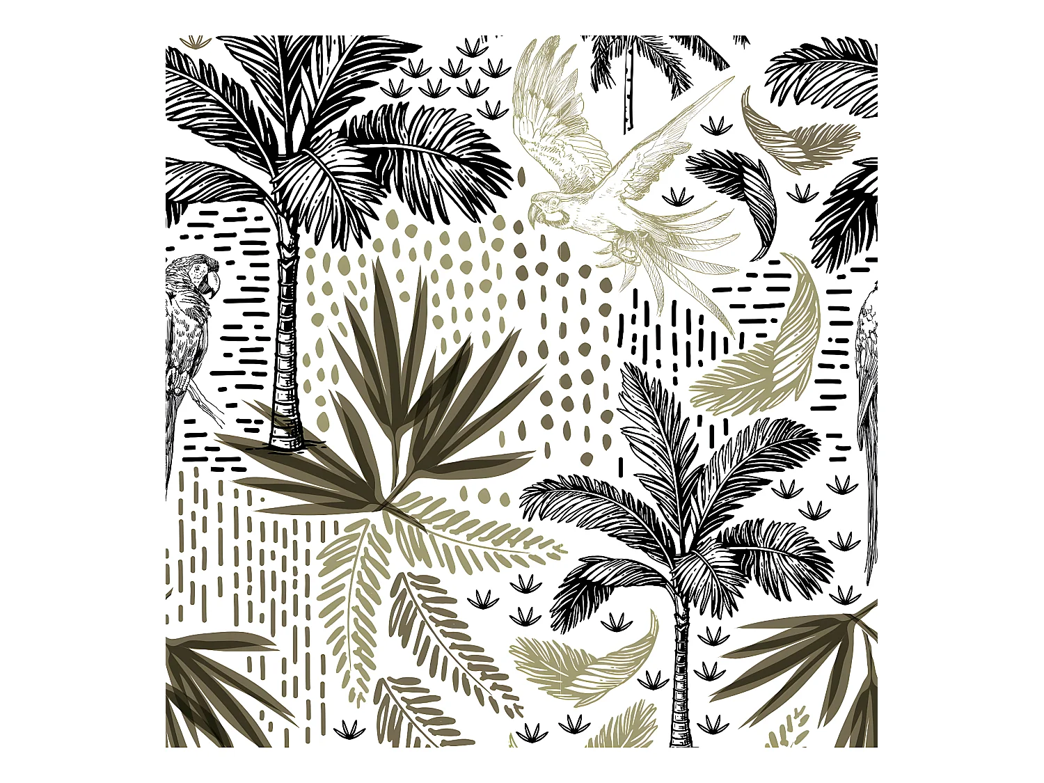 Parure de lit 2 Personnes 240 x 220 cm Housse de couette avec 2 taies Imprimé Cuba