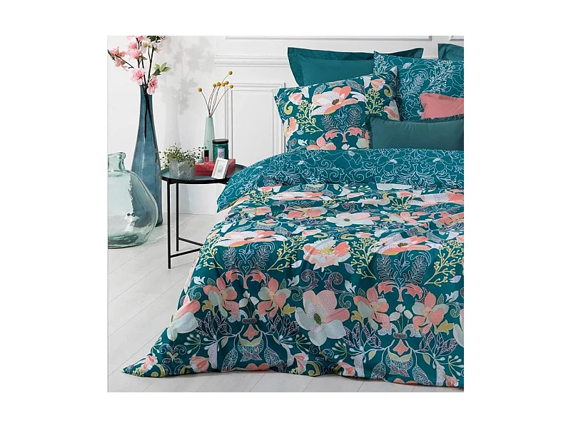 Parure de Lit 3 Pièces "Amelia" 240x220cm Vert