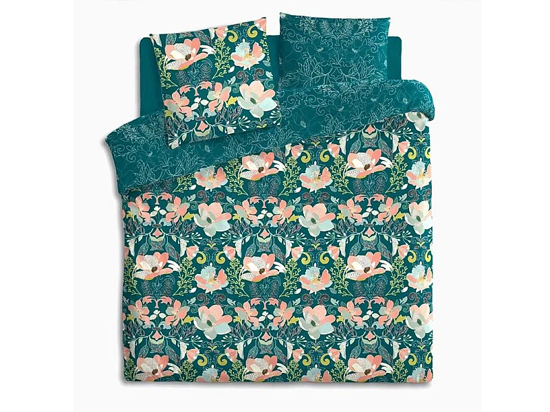 Parure de Lit 3 Pièces "Amelia" 240x220cm Vert