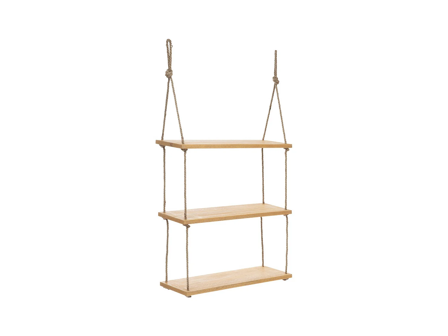 Étagère murale en Bois et Corde 60 x 105 cm