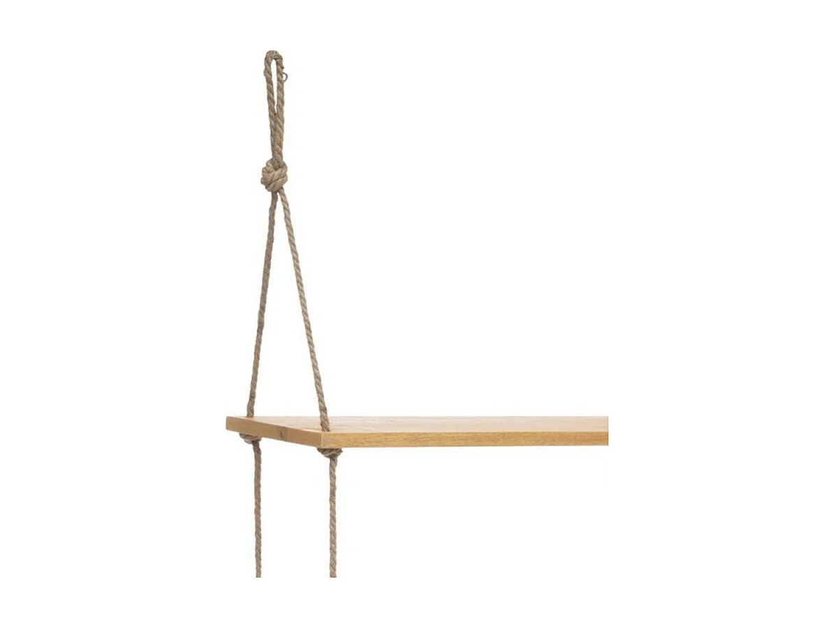 Étagère murale en Bois et Corde 60 x 105 cm