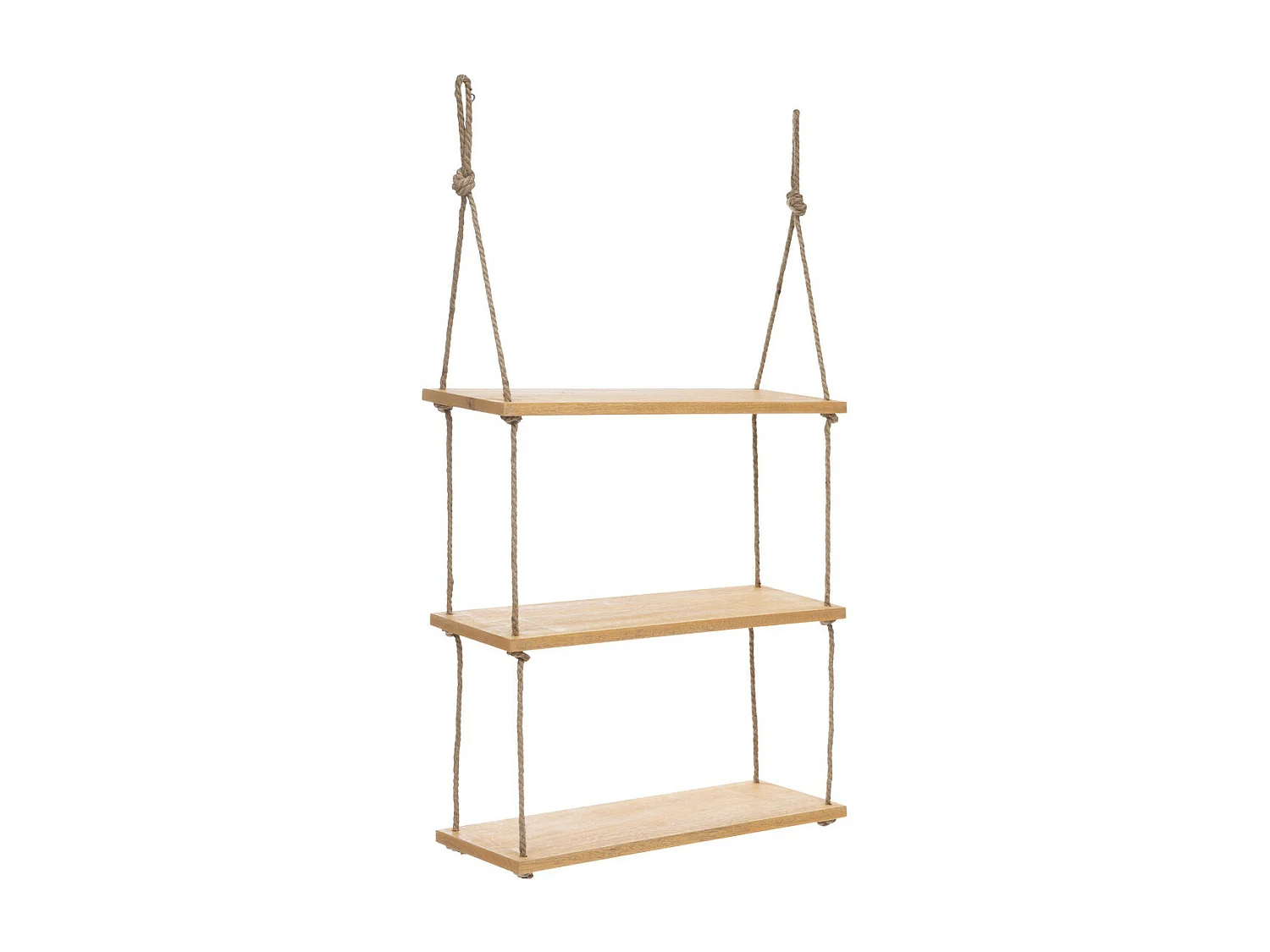 Étagère murale en Bois et Corde 60 x 105 cm