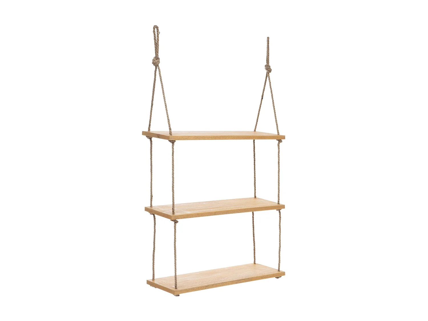 Étagère murale en Bois et Corde 60 x 105 cm