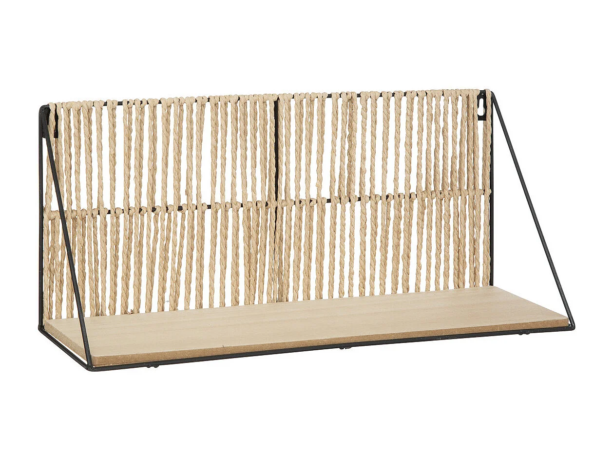 Étagère murale en Métal et Bois 48 x 21 cm