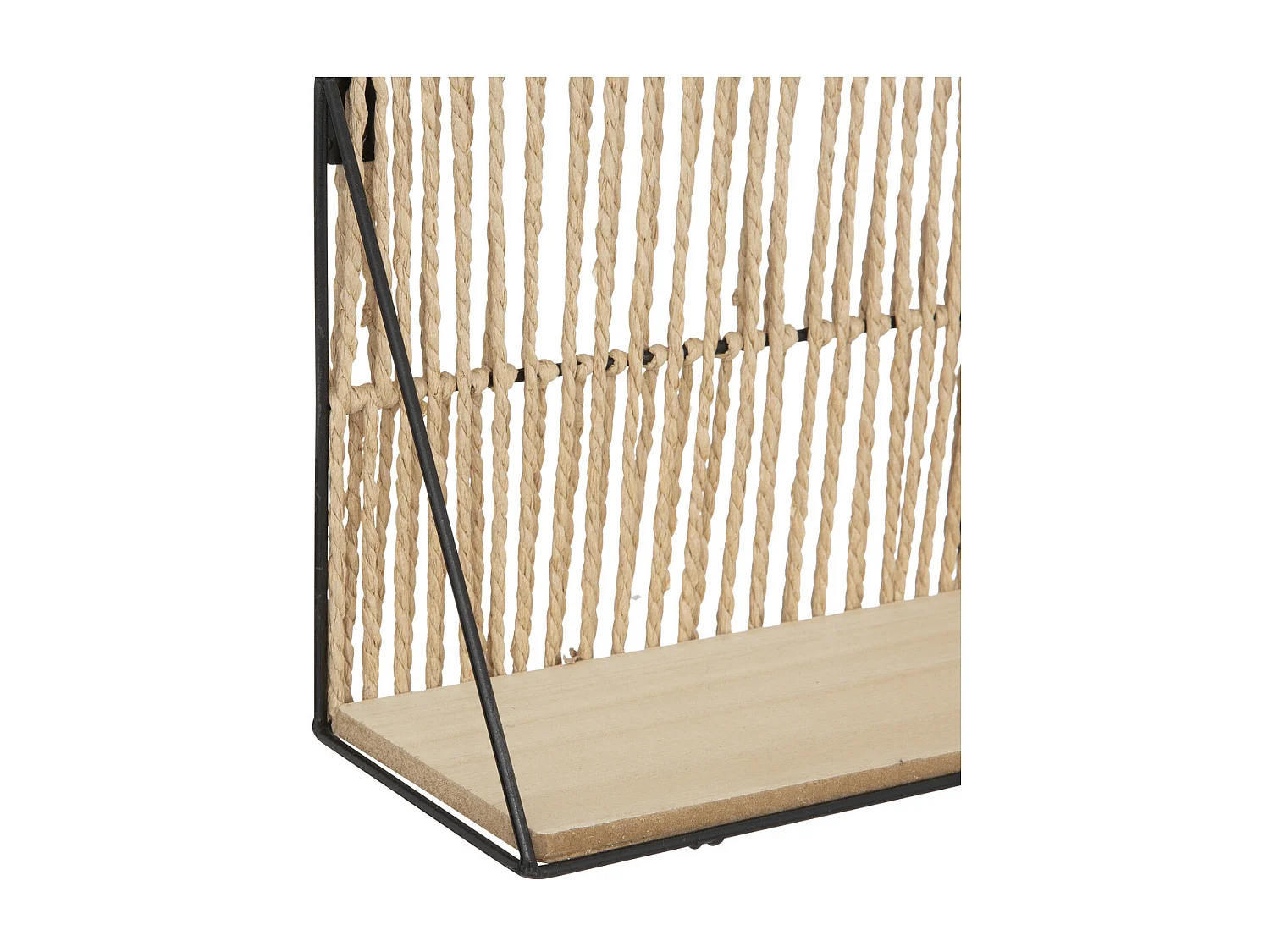 Étagère murale en Métal et Bois 48 x 21 cm