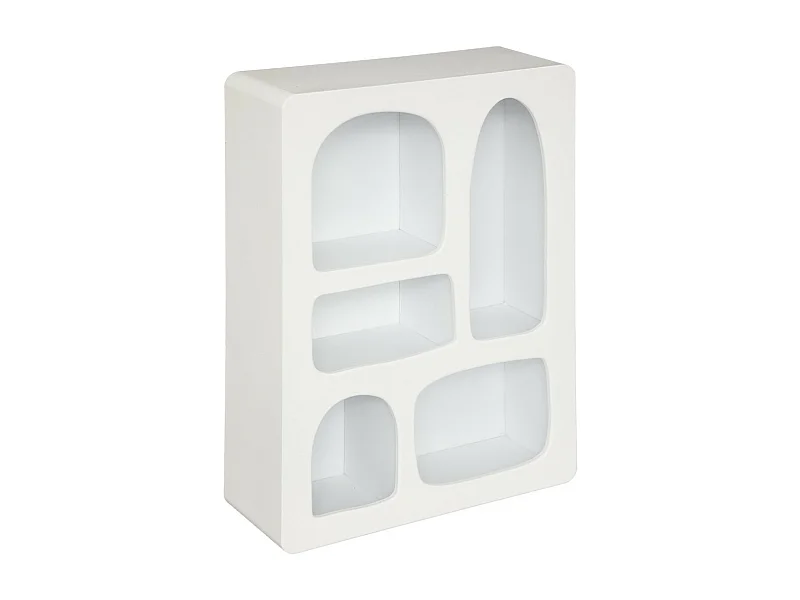 Étagère murale en Bois Blanc 45 x 65 cm