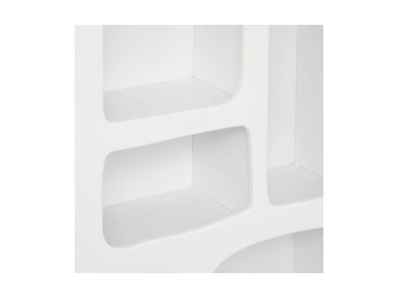 Étagère murale en Bois Blanc 45 x 65 cm