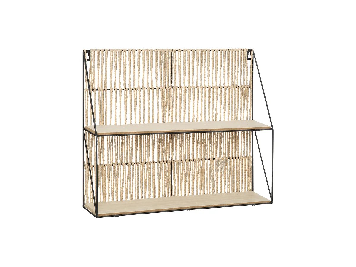 Étagère murale en Métal et Bois 48 x 40 cm