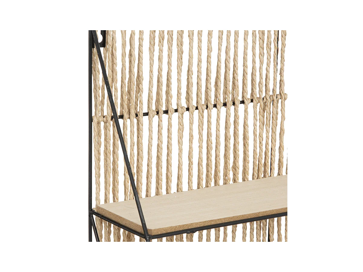 Étagère murale en Métal et Bois 48 x 40 cm