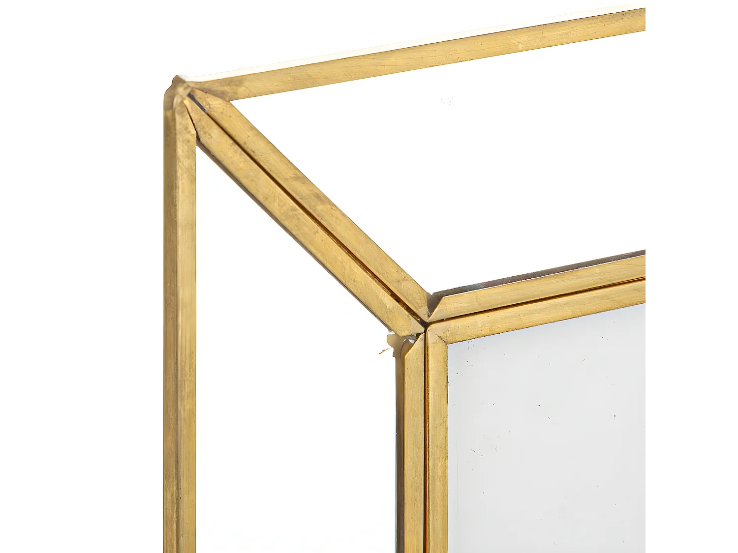 Cadre photo à poser en Métal Doré et Verre pour Photo 10 x 15 cm