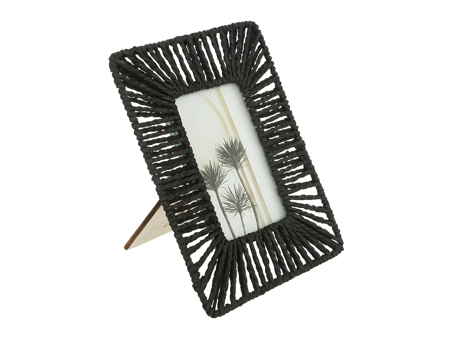 Cadre photo à poser en Métal Noir et Verre pour Photo 10 x 15 cm