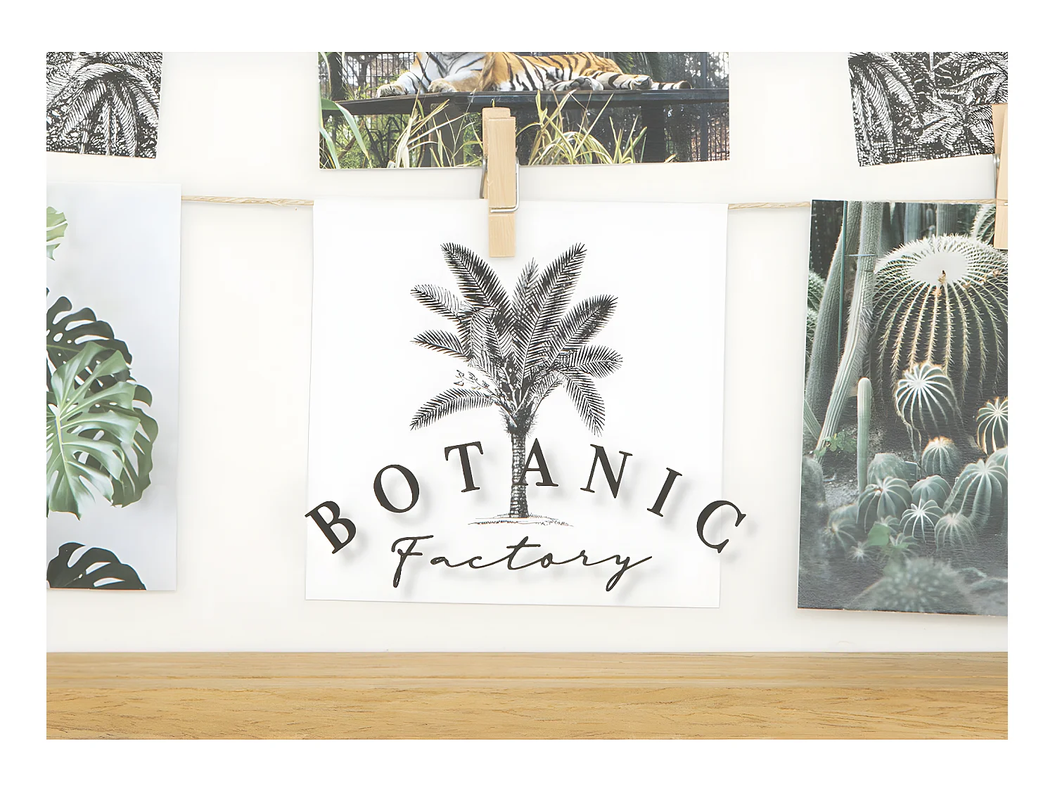 Pêle-mêle Multivues Porte Photos en Bois et Verre 40 x 40 cm