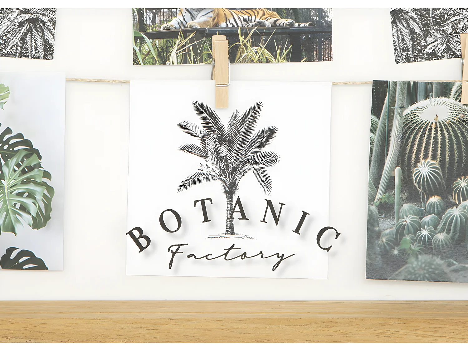 Pêle-mêle Multivues Porte Photos en Bois et Verre 40 x 40 cm